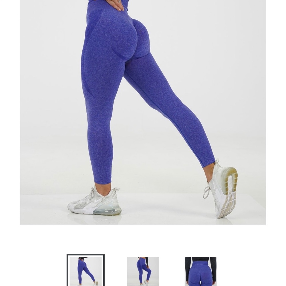 NVGTN ELECTRIC BLUE CONTOUR SEAMLESS